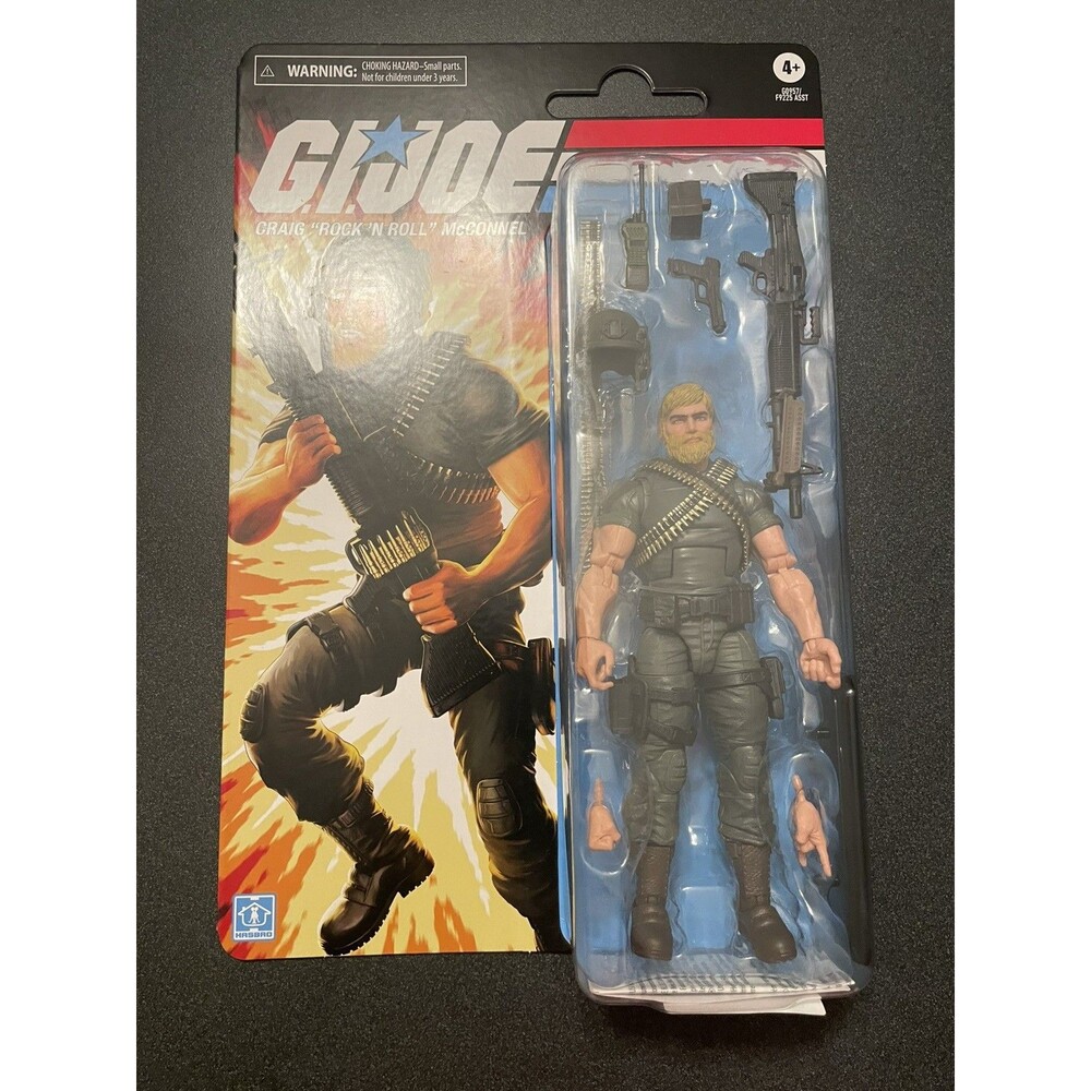 New GI Joe Classified Series Retro Cardback Rock 'n Roll 6" Action Figure